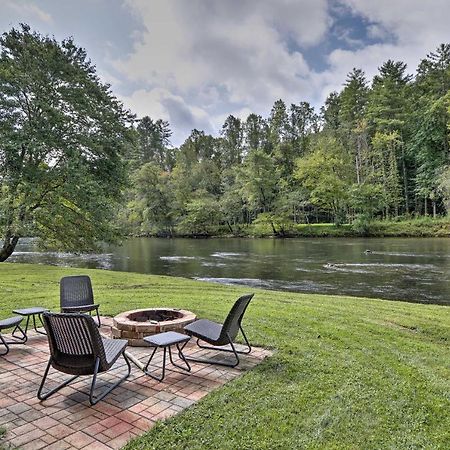 Rivers Edge - Ultimate Riverfront Getaway Hayesville المظهر الخارجي الصورة