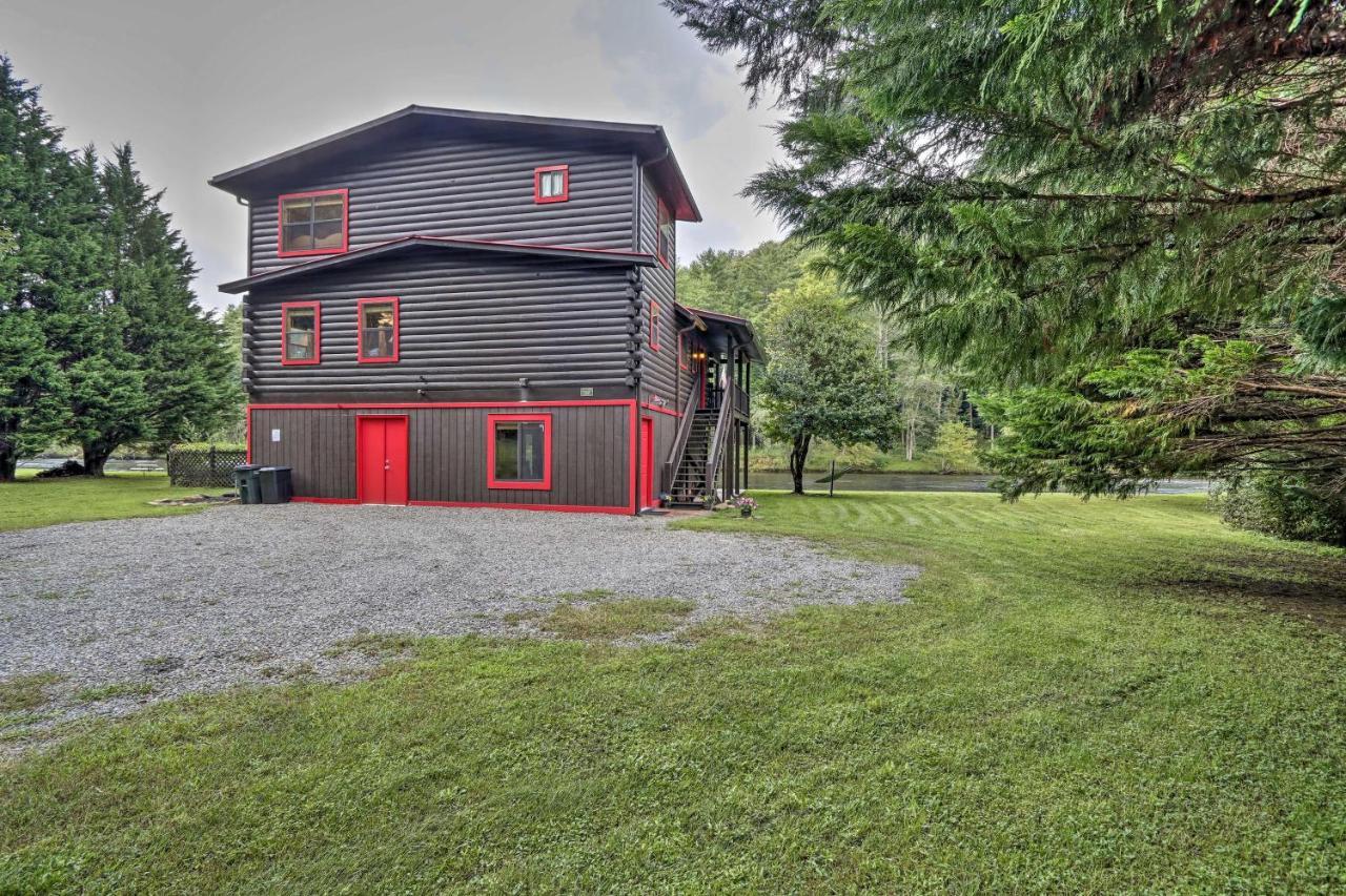 Rivers Edge - Ultimate Riverfront Getaway Hayesville المظهر الخارجي الصورة